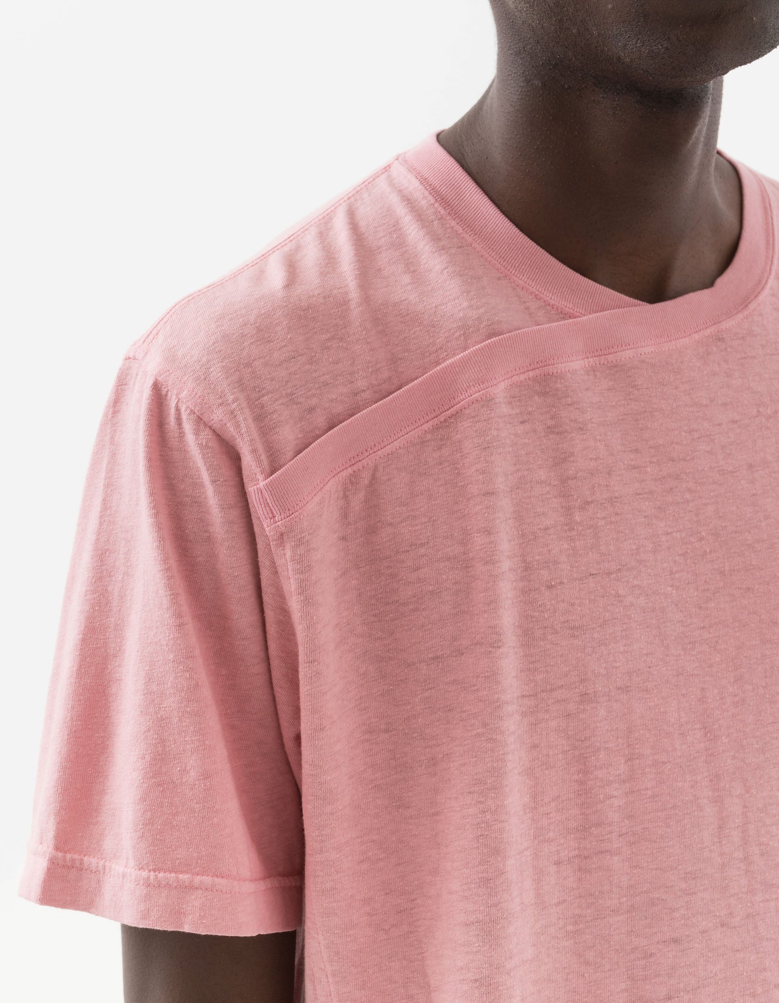 6000 Monk Organic Hemp T-Shirt Pink