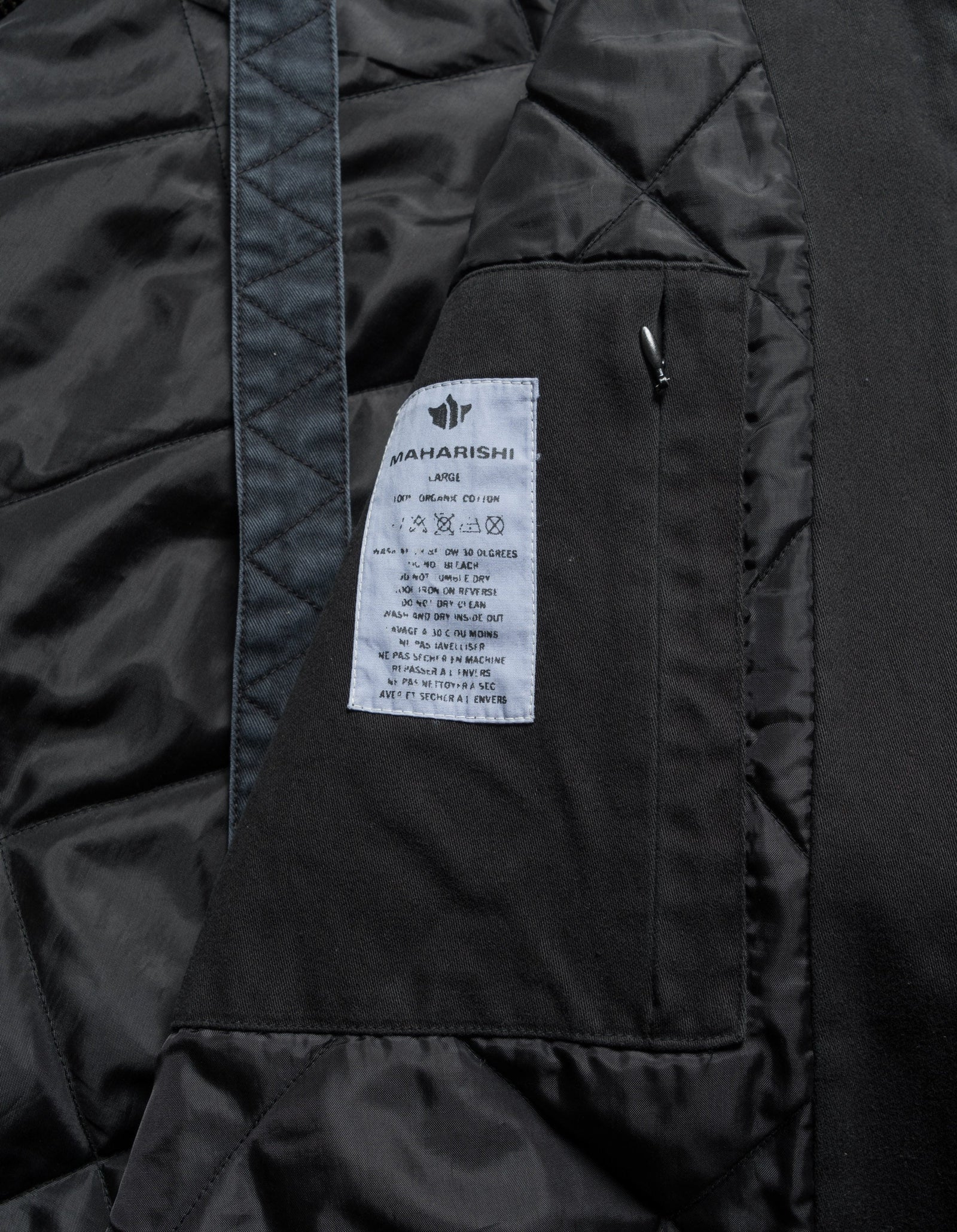 6025 Maha Boro Deck Jacket Black/Charcoal