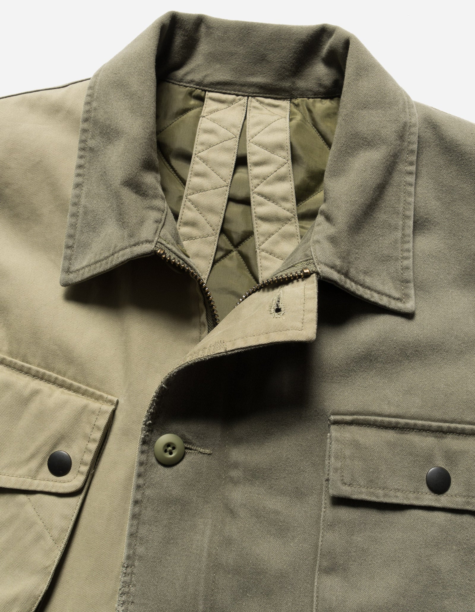 6025 Maha Boro Deck Jacket Olive/Sand