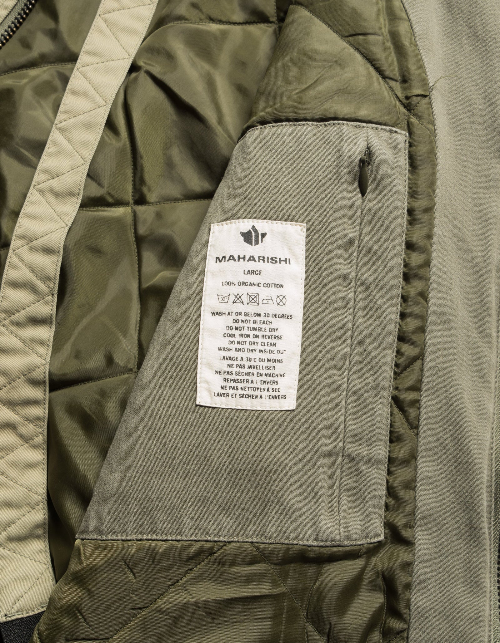 6025 Maha Boro Deck Jacket Olive/Sand