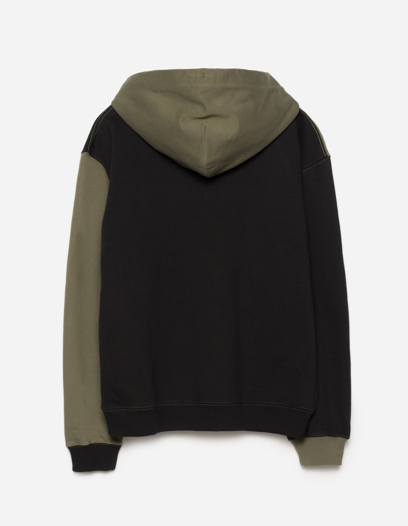 6032 Cobra Zipped Hooded Sweat Black/Olive OG-107F