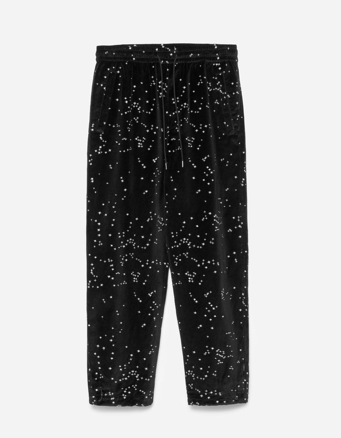 6034 Celeste Loose Track Pants Black