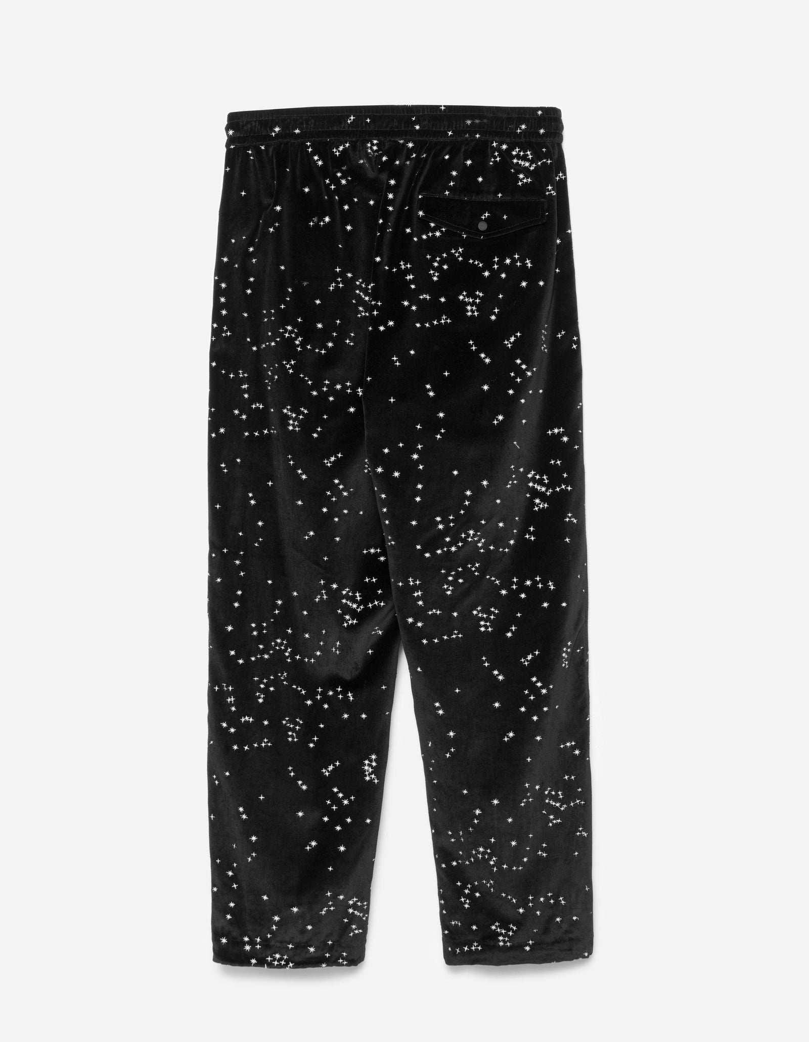 6034 Celeste Loose Track Pants Black