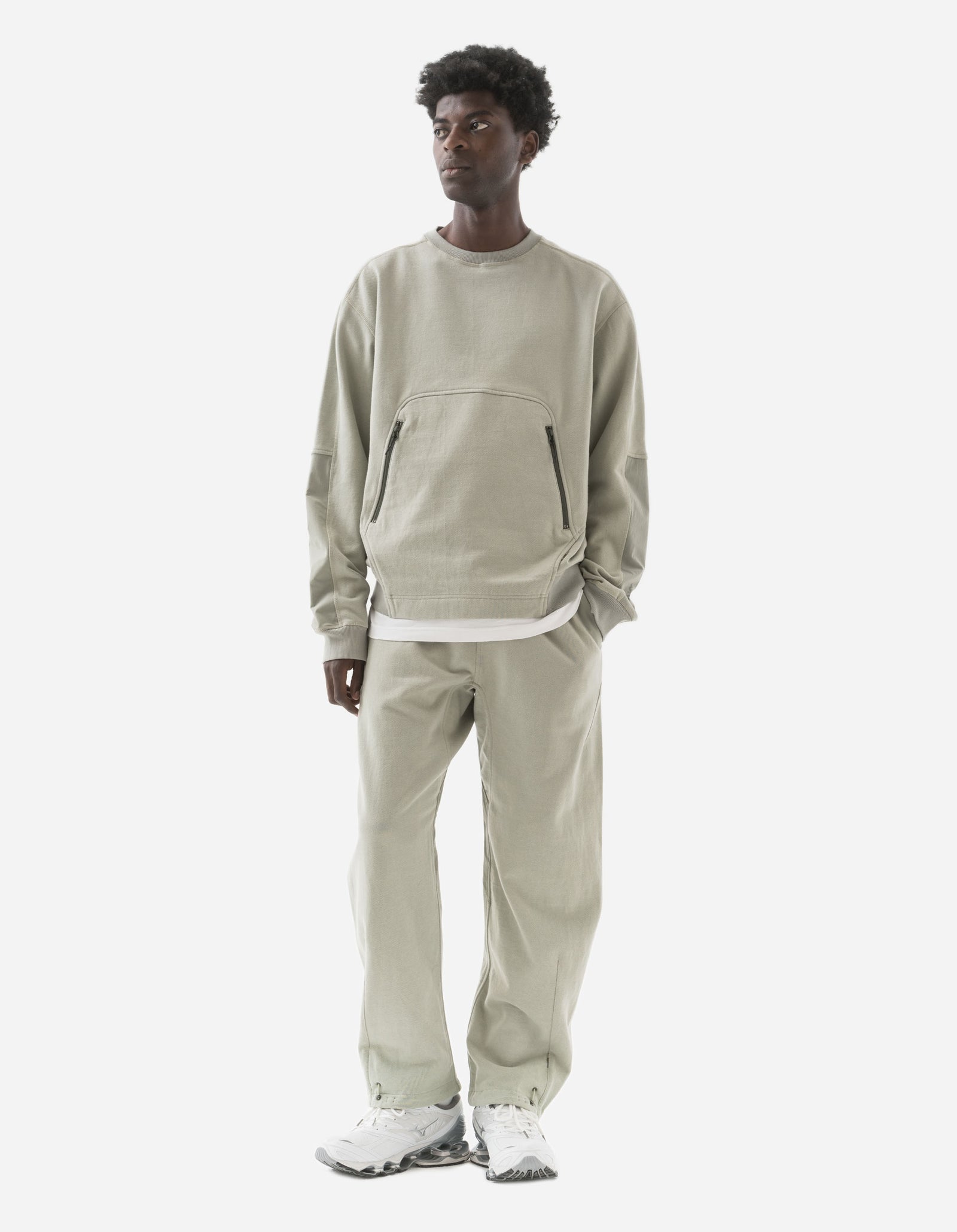 6046 Organic Articulated Sweatpants Sage