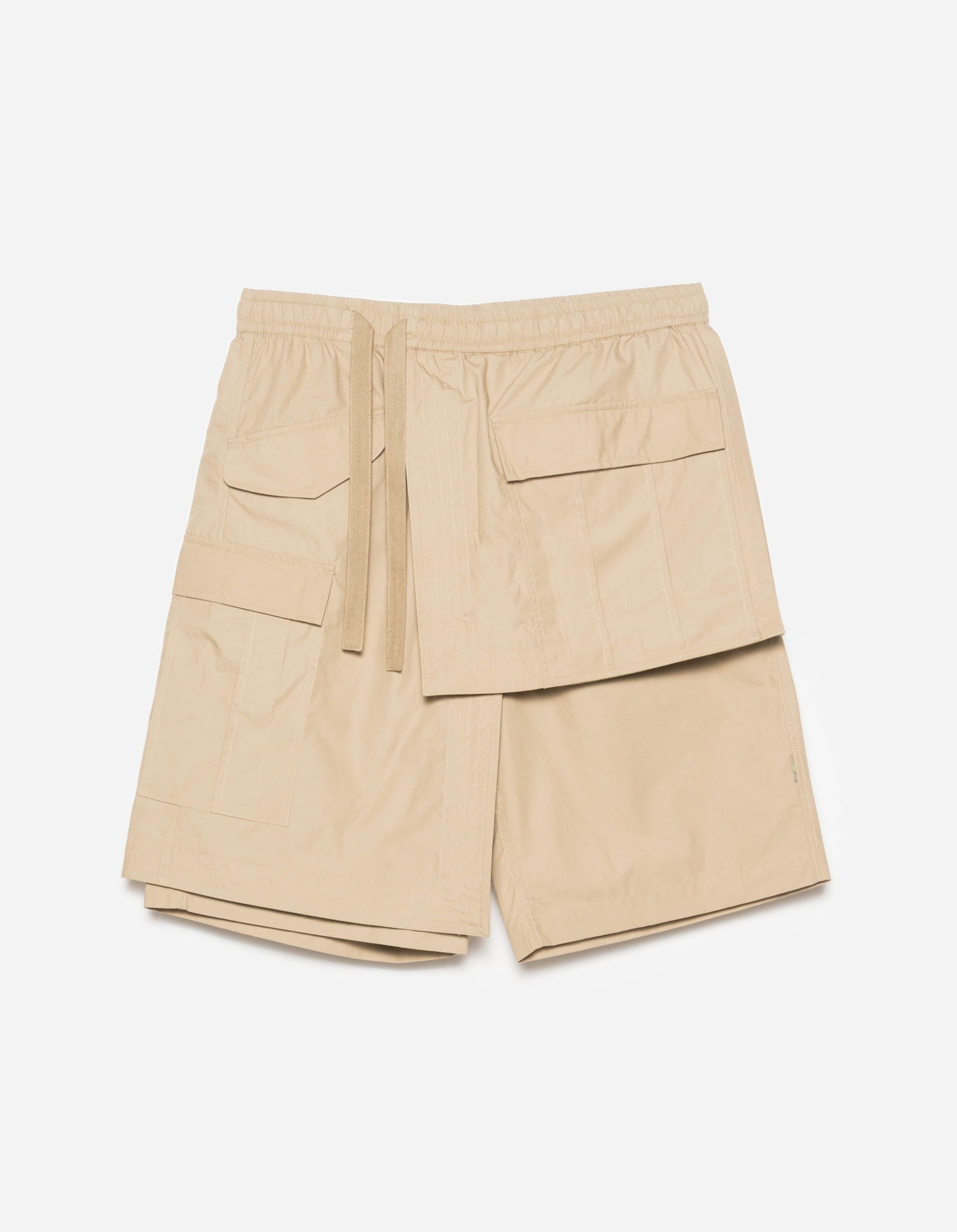 6056 Asym Hakama Shorts Sand