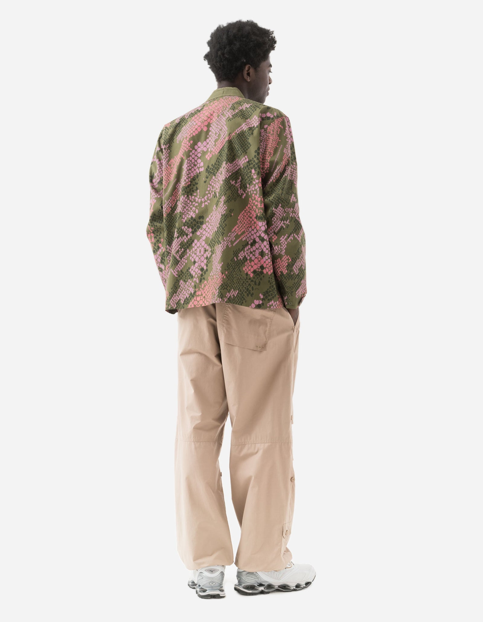 6073 Bonsai Python Camo Hanten Shirt Sakura