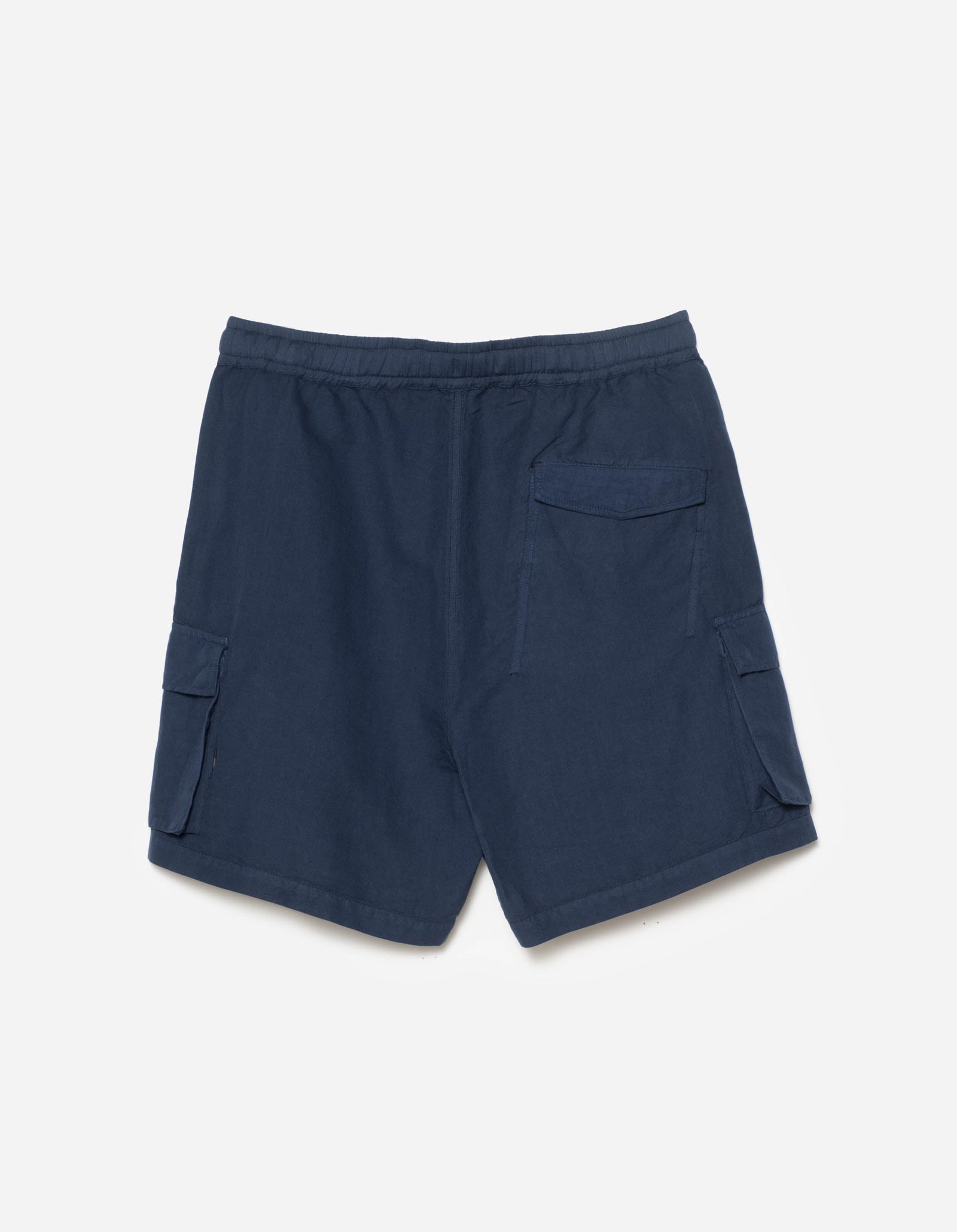 6082 Hemp Cargo Asym Track Shorts Navy Blueprint