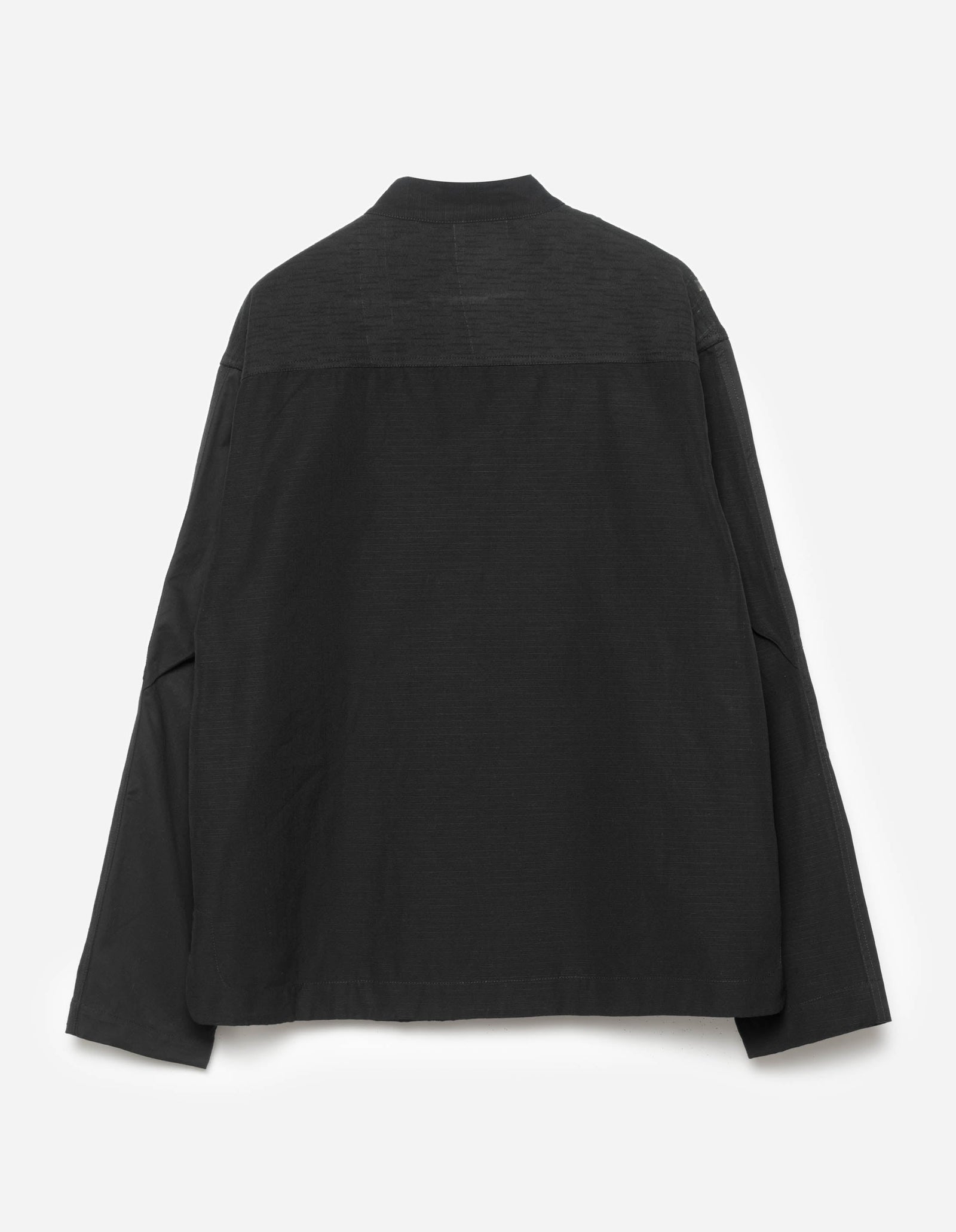 6084 Upcycled Monk Shirt Black