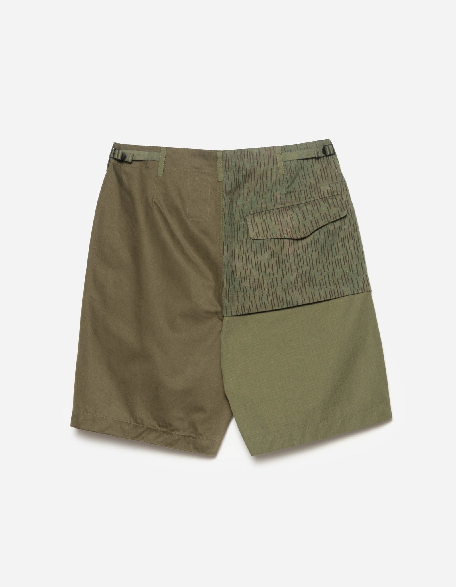 6086 Upcycled Fixed Deck Shorts Olive