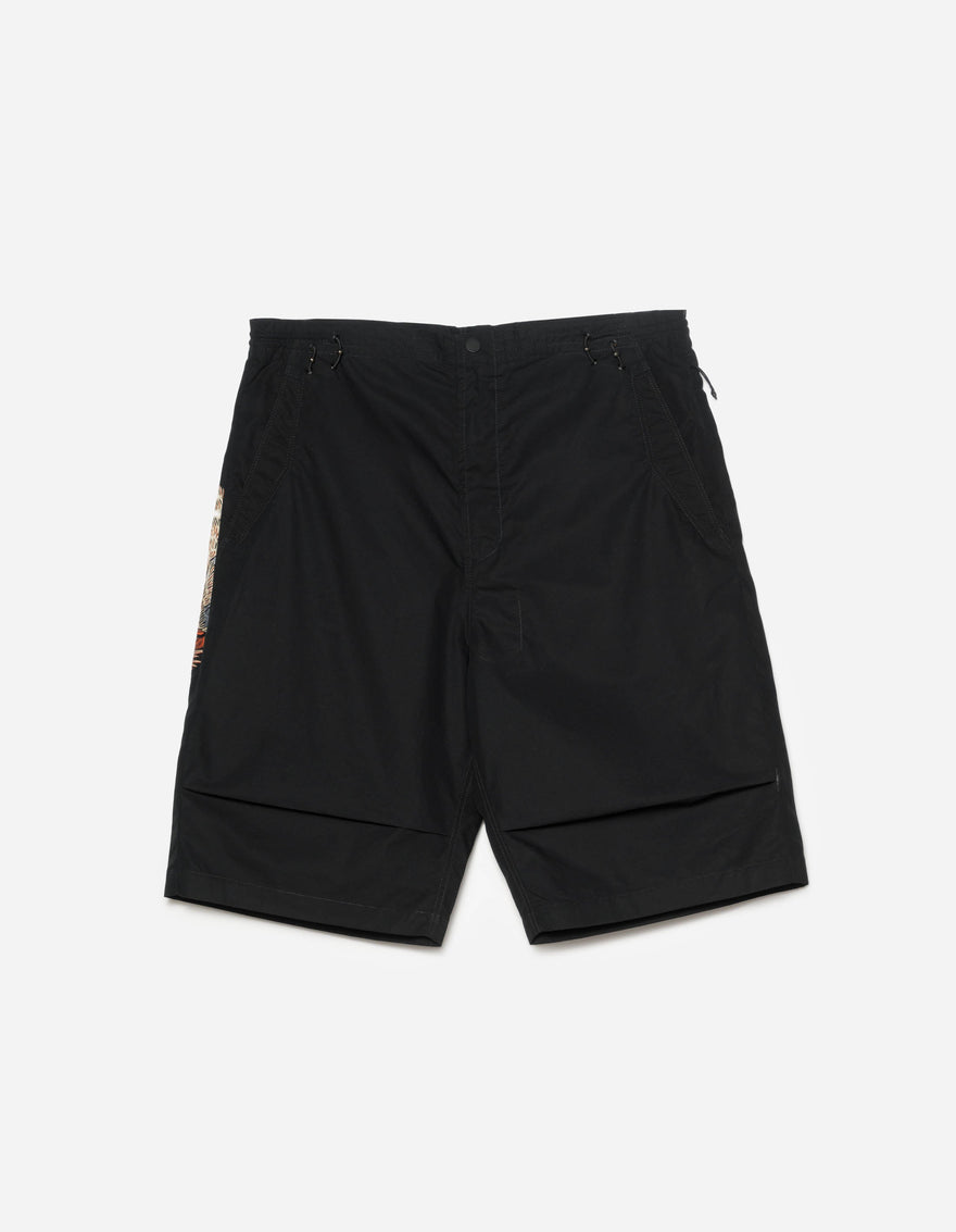 6094 Tiger Dragon Loose Snoshorts Black