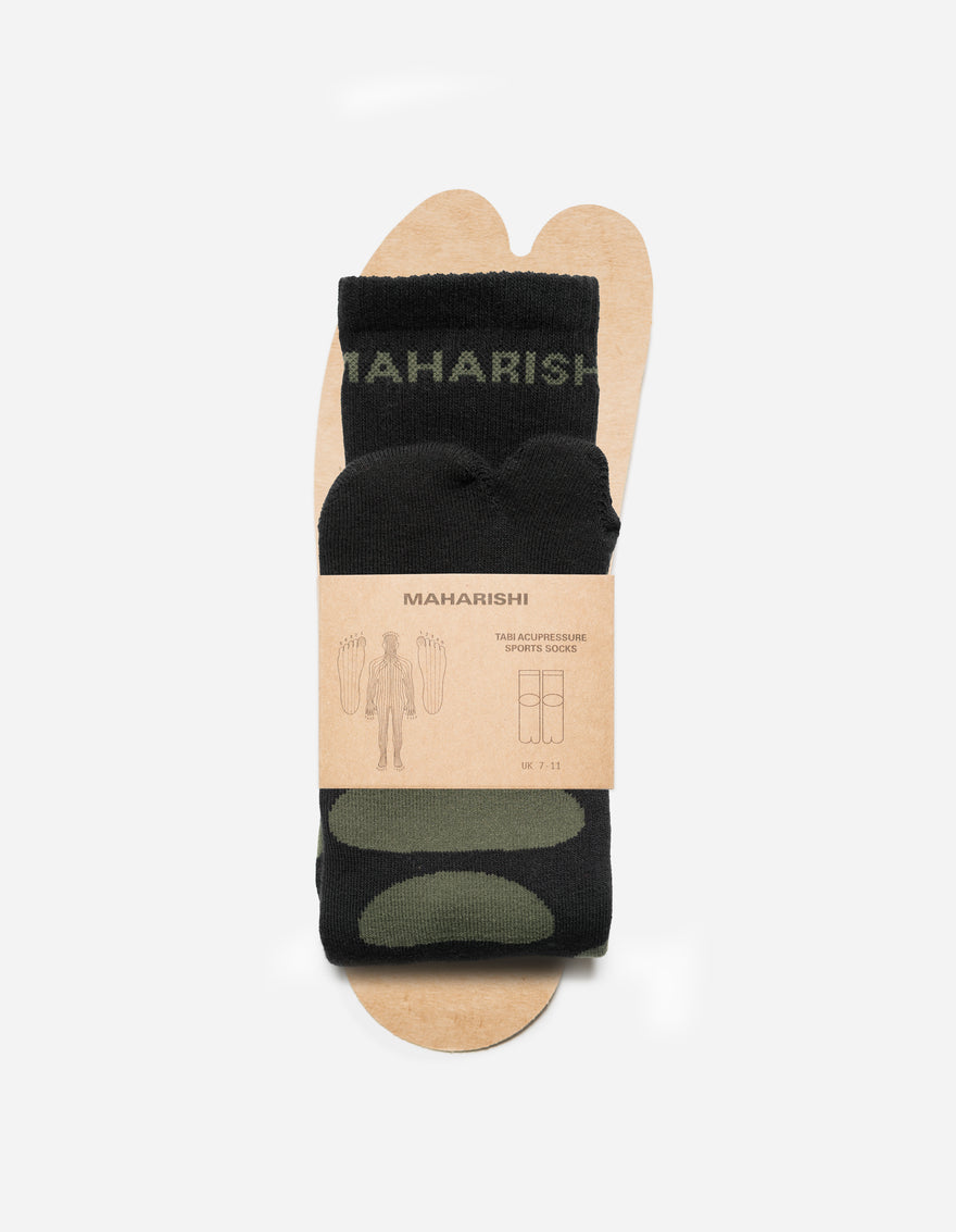 1460 Maharishi Acu Tabi Sport Socks Black