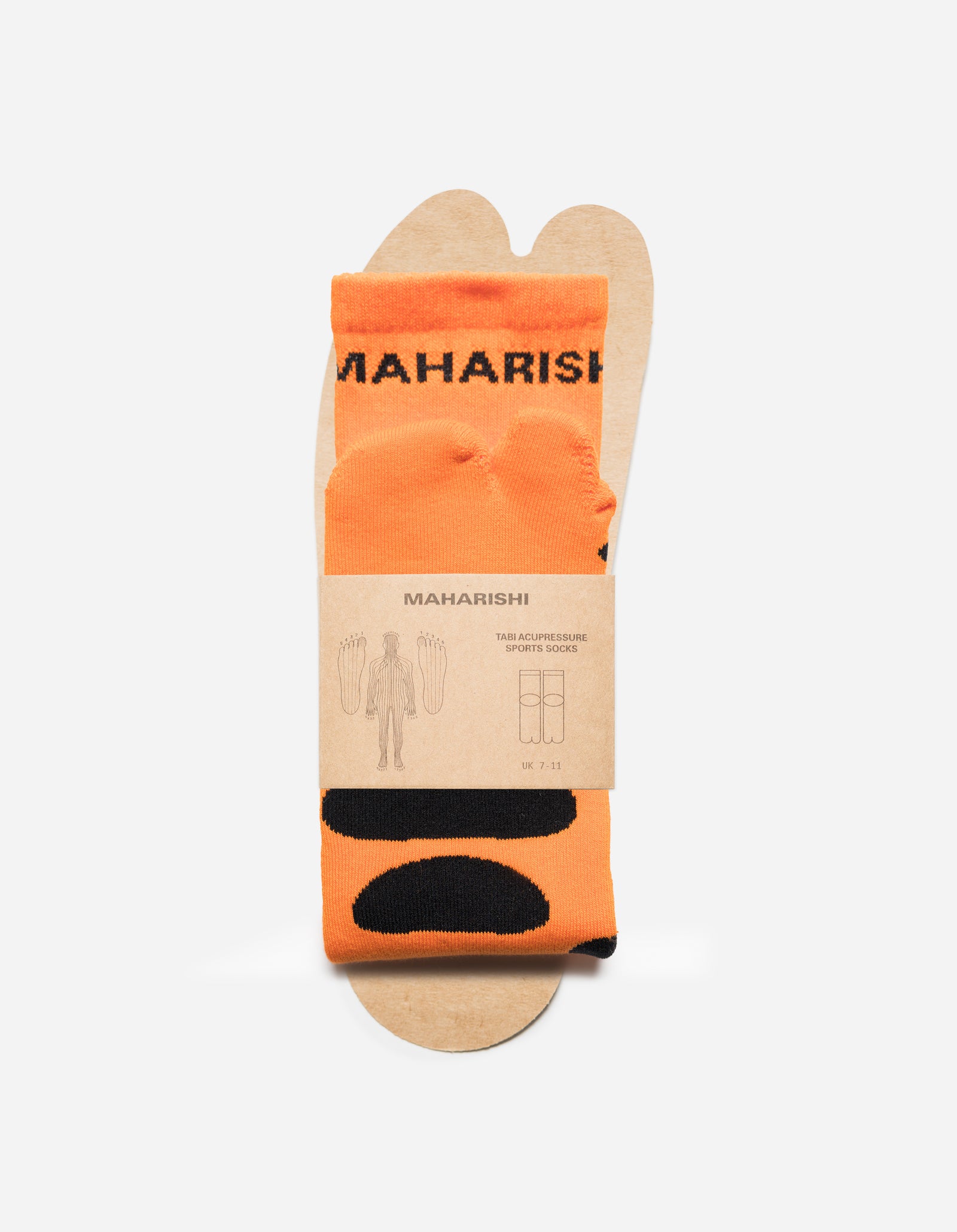 1460 Maharishi Acu Tabi Sport Socks Orange