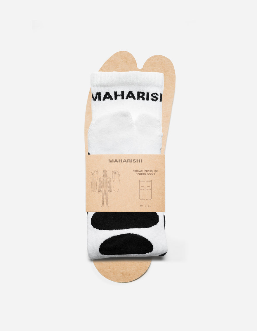 1460 Maharishi Acu Tabi Sport Socks White