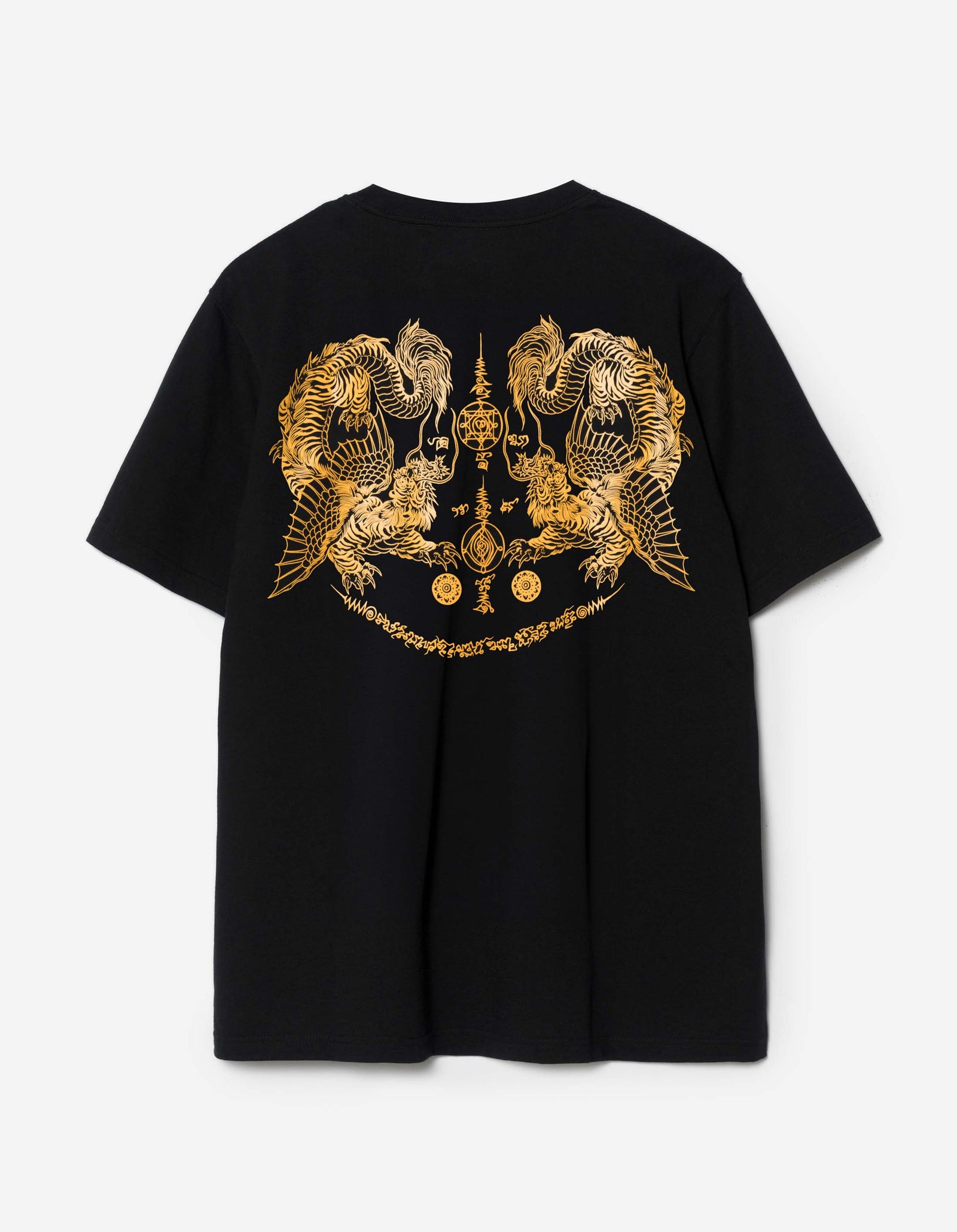 1489 Muay Thai Tiger Dragon T-Shirt Black