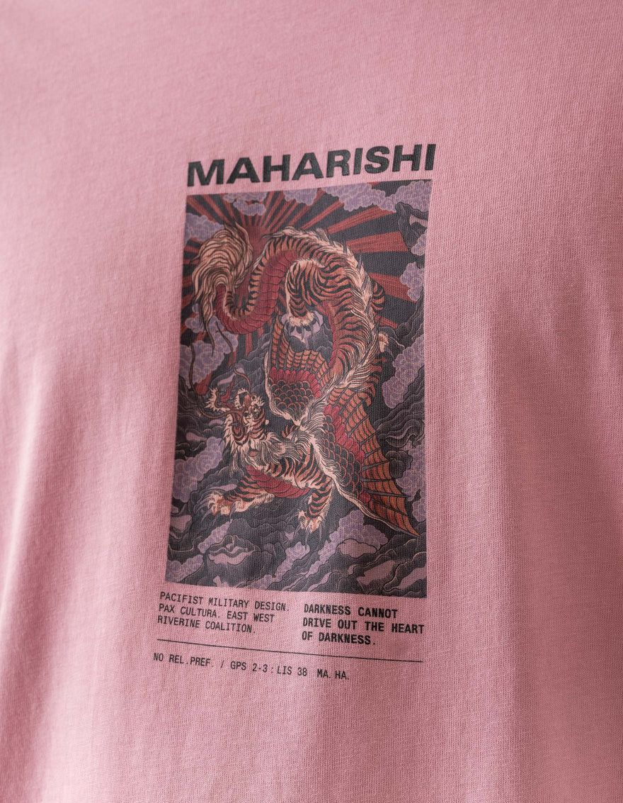 1490 Tiger Dragon Miltype L/S T-Shirt Pink