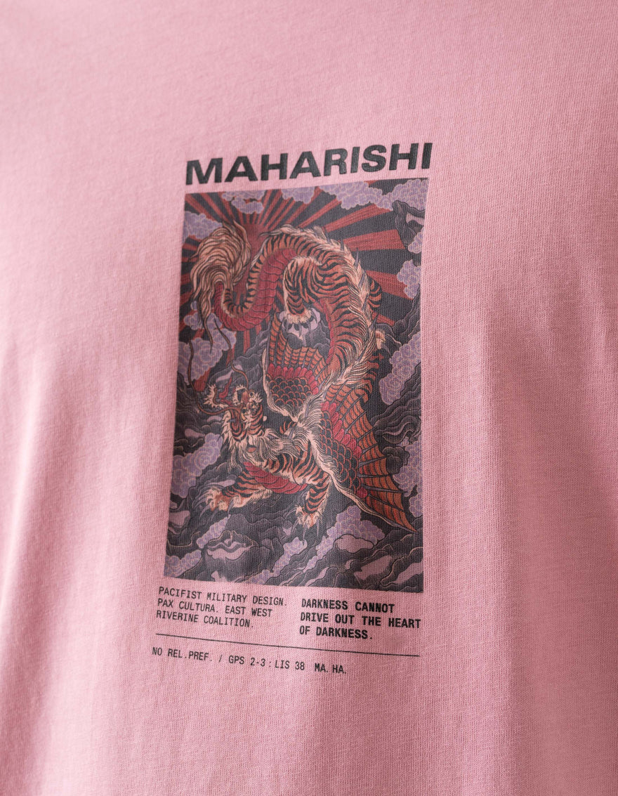 1490 Tiger Dragon Miltype L/S T-Shirt Pink