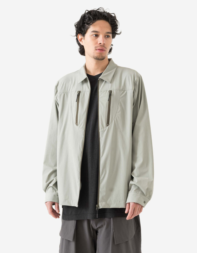 6040 Recycled Nylon Overshirt Sage