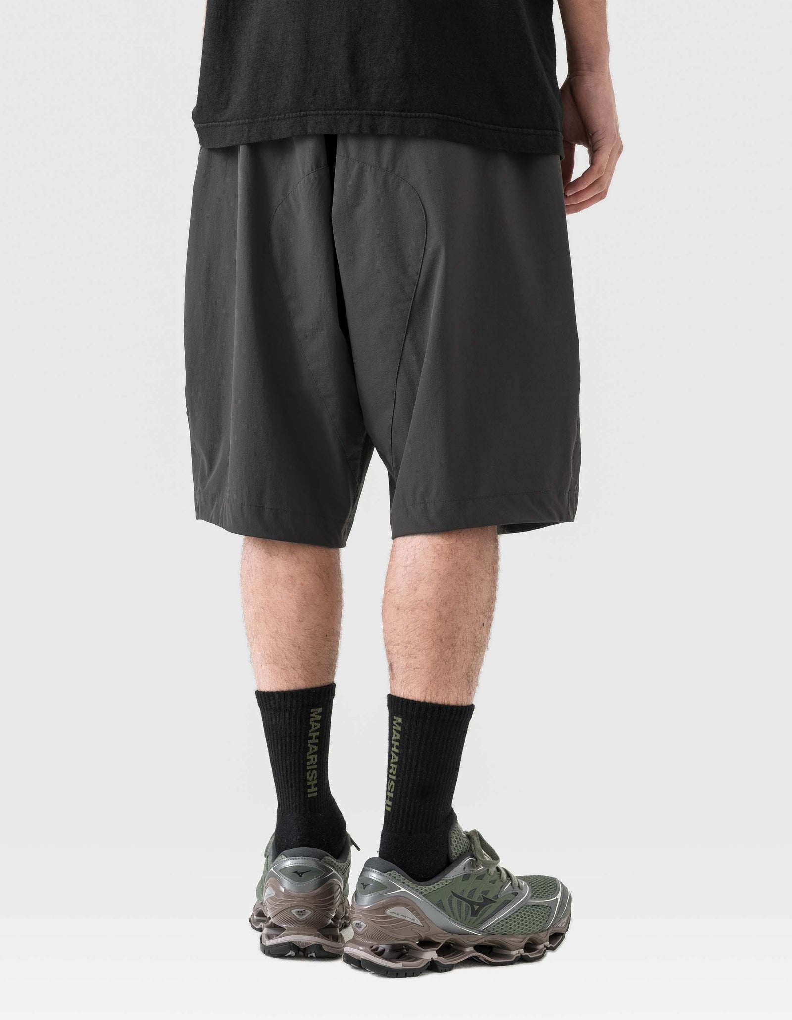 6042 Recycled Nylon Cargo Shorts Charcoal