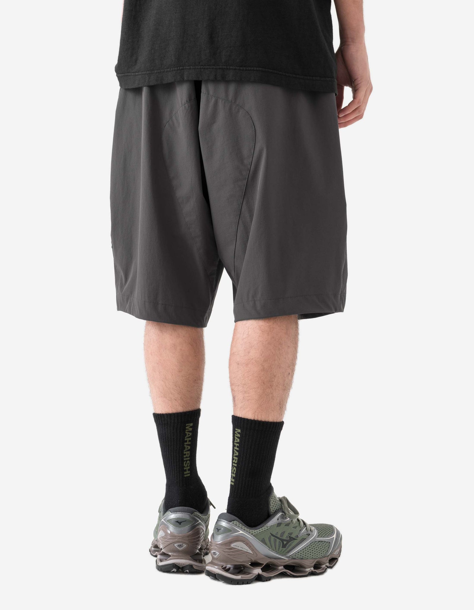 6042 Recycled Nylon Cargo Shorts Charcoal