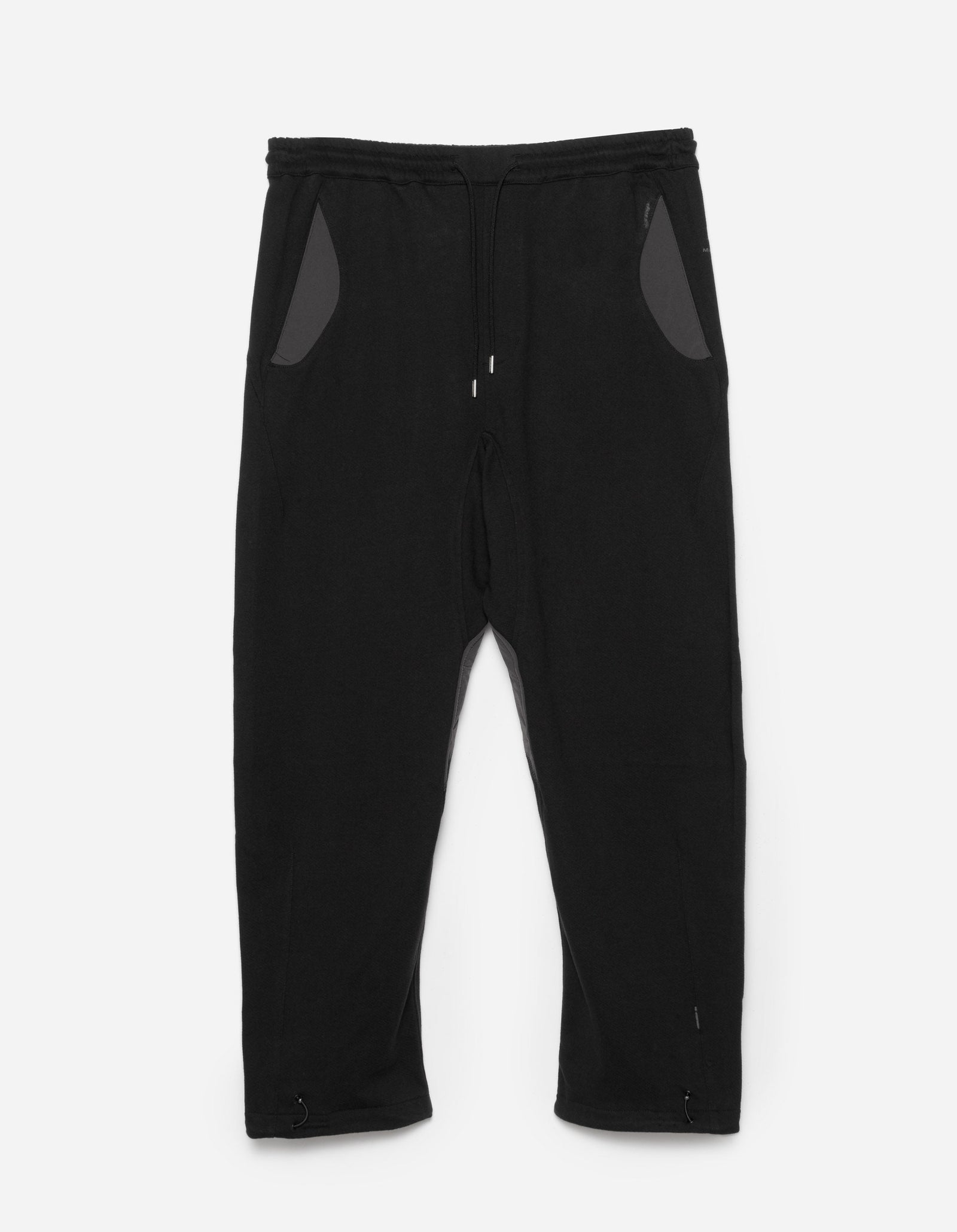 6046 Organic Articulated Sweatpants Black