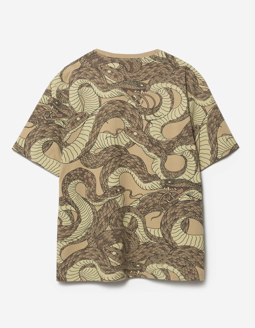 6072 Snakeskin Camo T-Shirt Desert