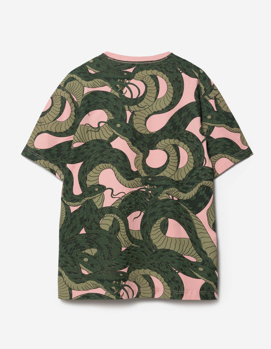 6072 Snakeskin Camo T-Shirt Sakura