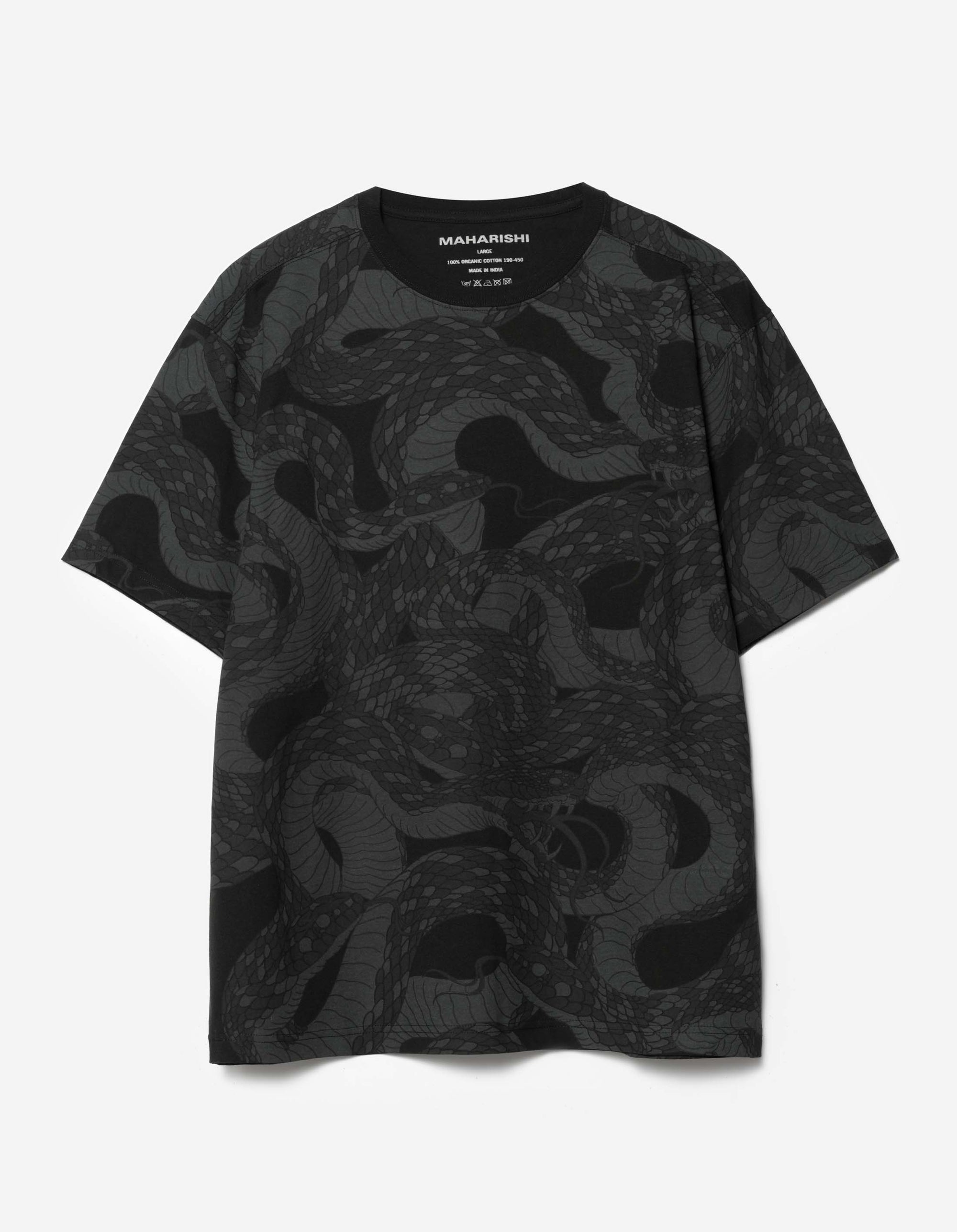 6072 Snakeskin Camo T-Shirt Subdued Night