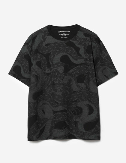 6072 Snakeskin Camo T-Shirt Subdued Night