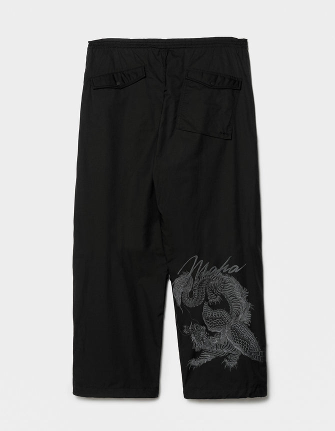 6091 Tiger Dragon Loose Snopants Black Tonal