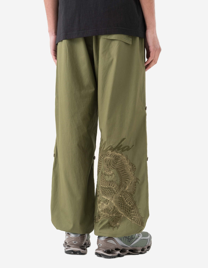 6091 Tiger Dragon Loose Snopants Olive OG-107F