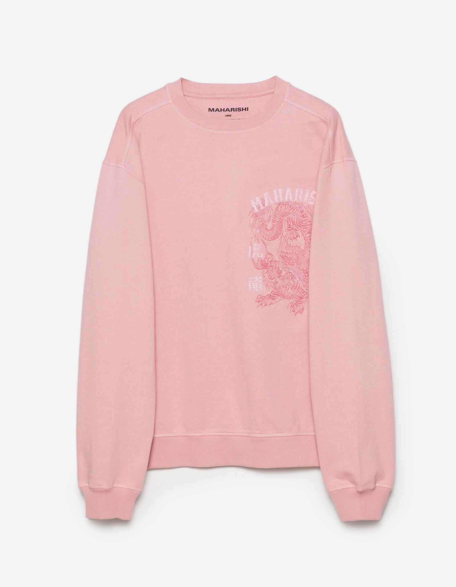 6097 Tiger Dragon Tour Crew Sweat Pink