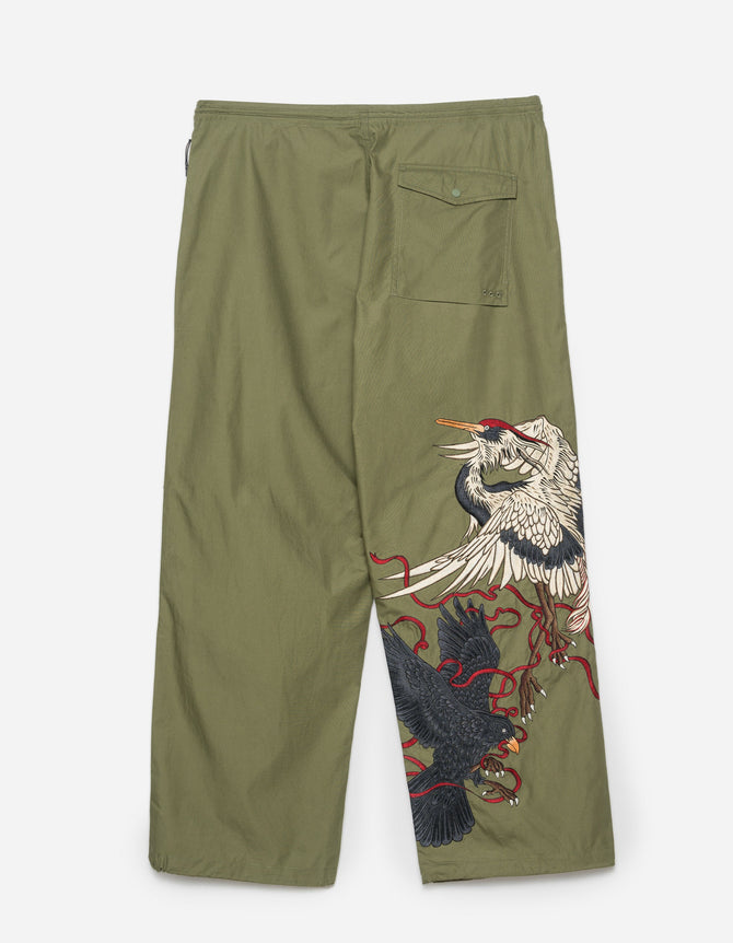 6102 Crow & Heron Loose Snopants Olive OG-107F