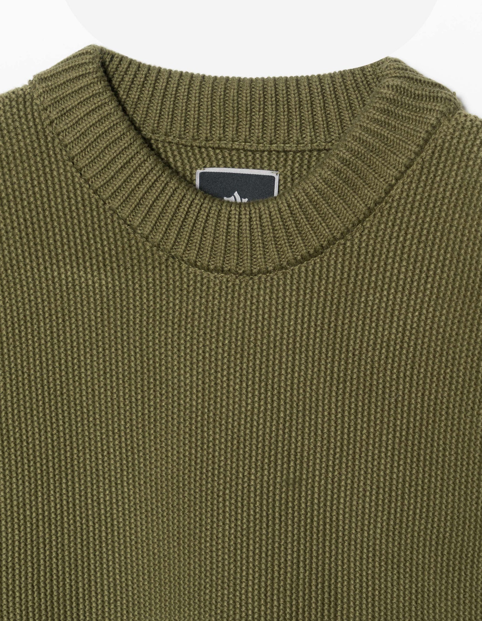 1462 Maharishi Knitted Crew Olive