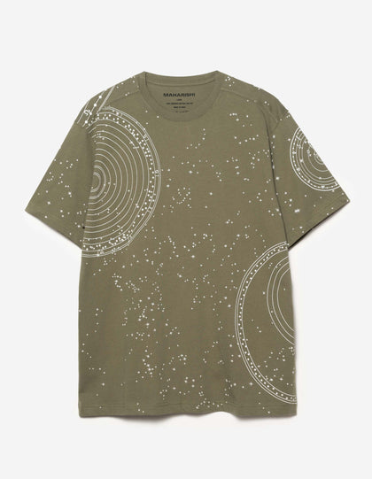 1528 Celeste Constellation T-Shirt Olive