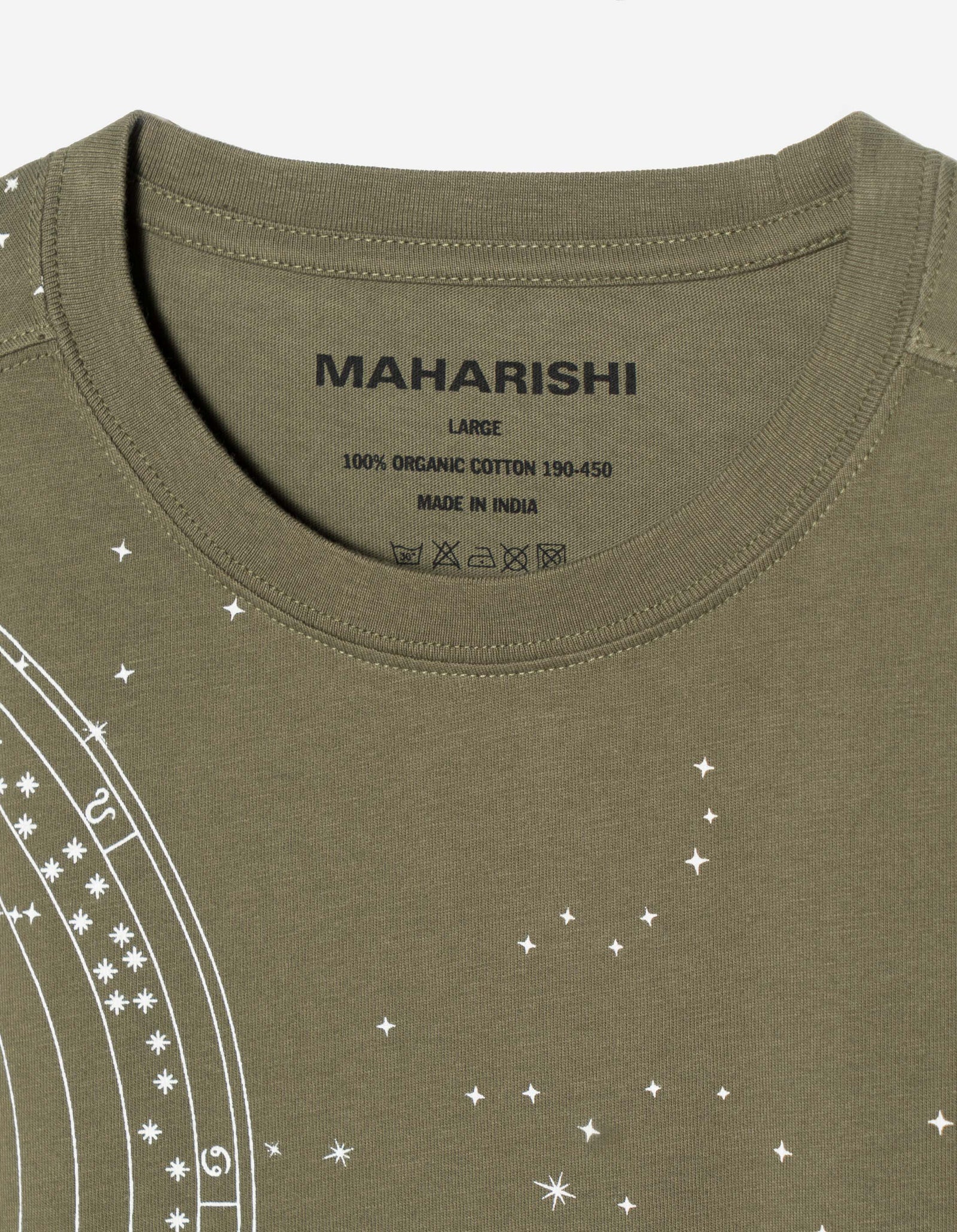 1528 Celeste Constellation T-Shirt Olive