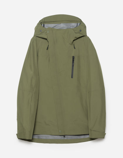 5030 Waterproof 3L Asym Storm Parka Olive