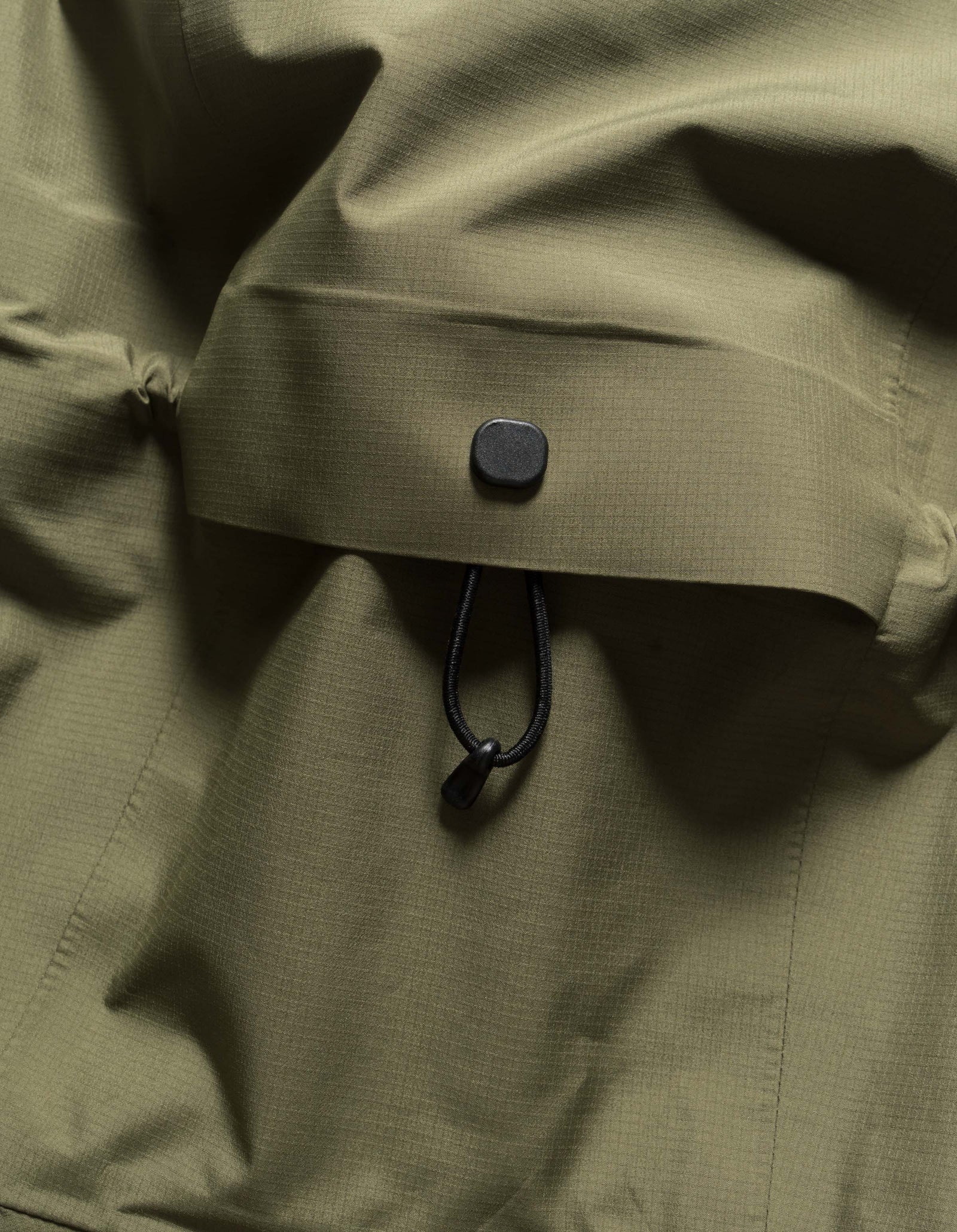 5030 Waterproof 3L Asym Storm Parka Olive