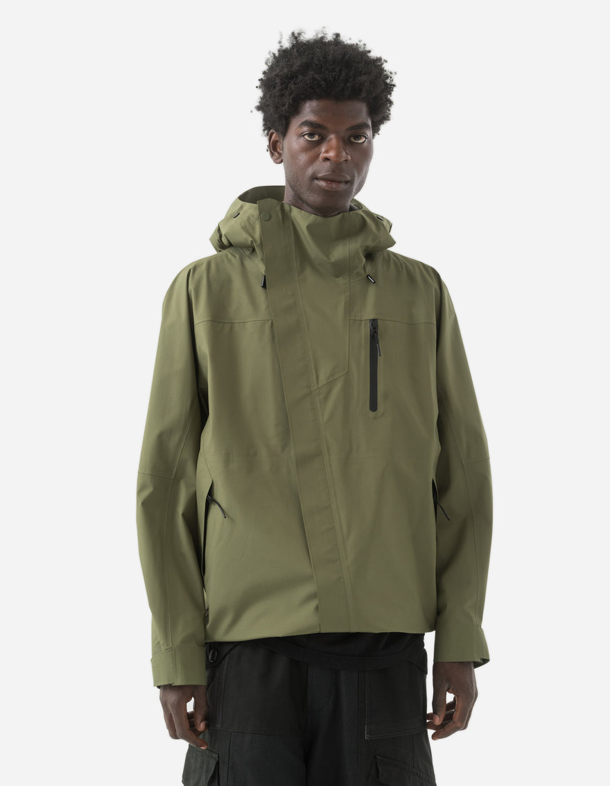 5030 3L Asym Parka Olive