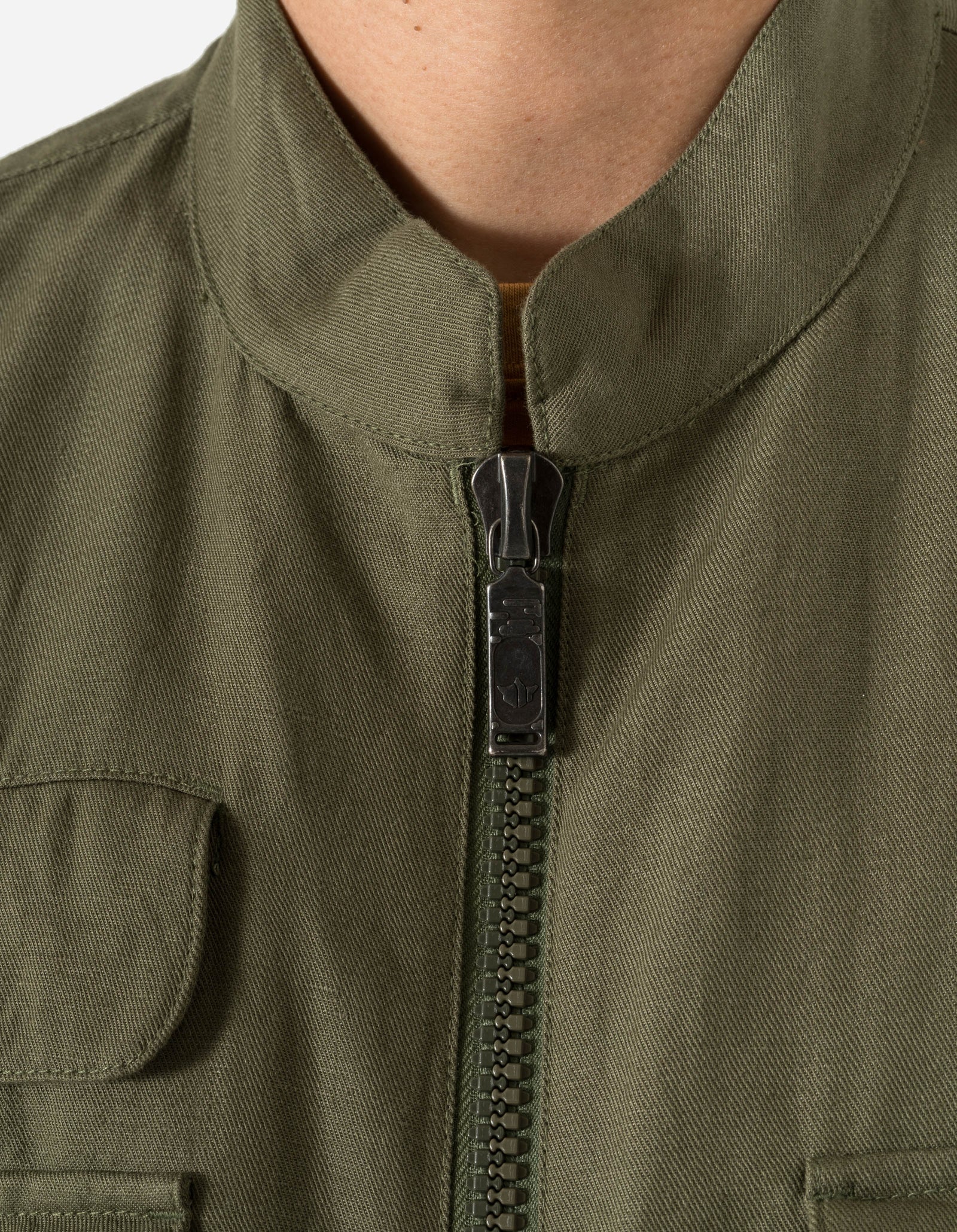 5201 Hemp Utility Vest Olive OG-107F