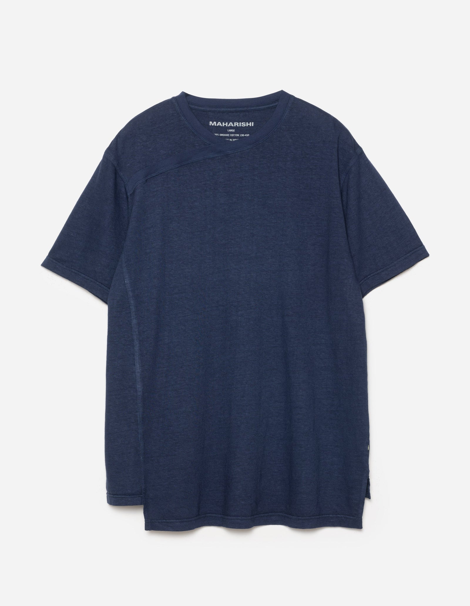 6000 Monk Organic Hemp T-Shirt Navy Blueprint