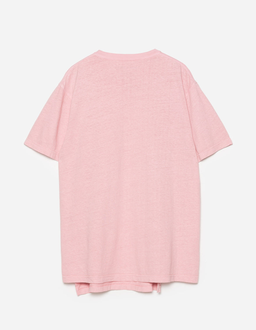 6000 Monk Organic Hemp T-Shirt Pink