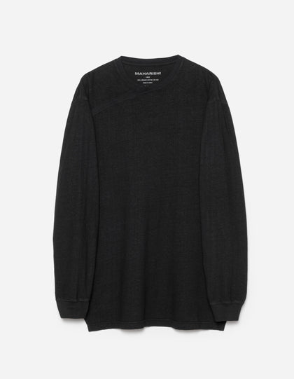 6001 Monk Organic Hemp L/S T-Shirt Black