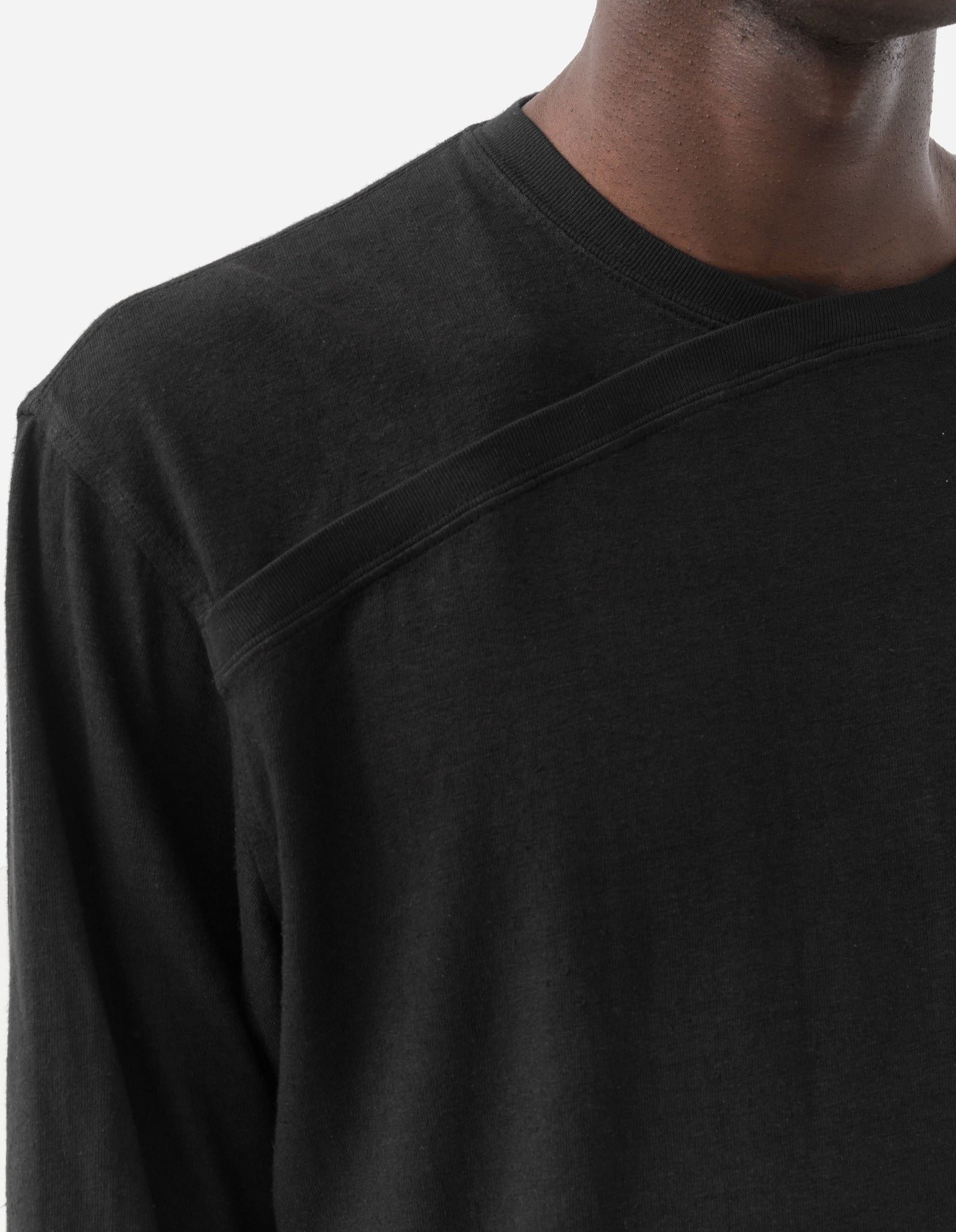 6001 Monk Organic Hemp L/S T-Shirt Black