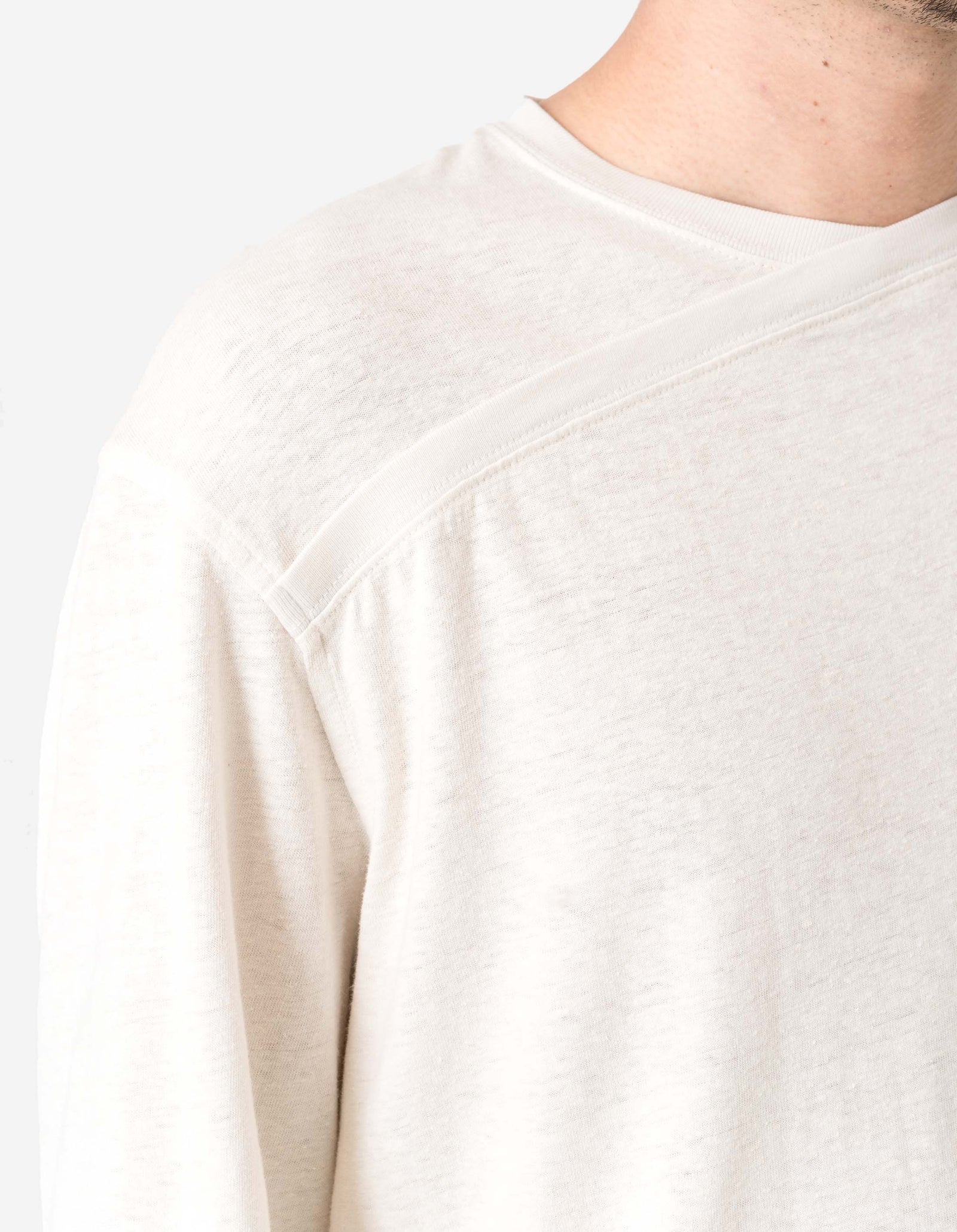 6001 Monk Organic Hemp L/S T-Shirt Ecru