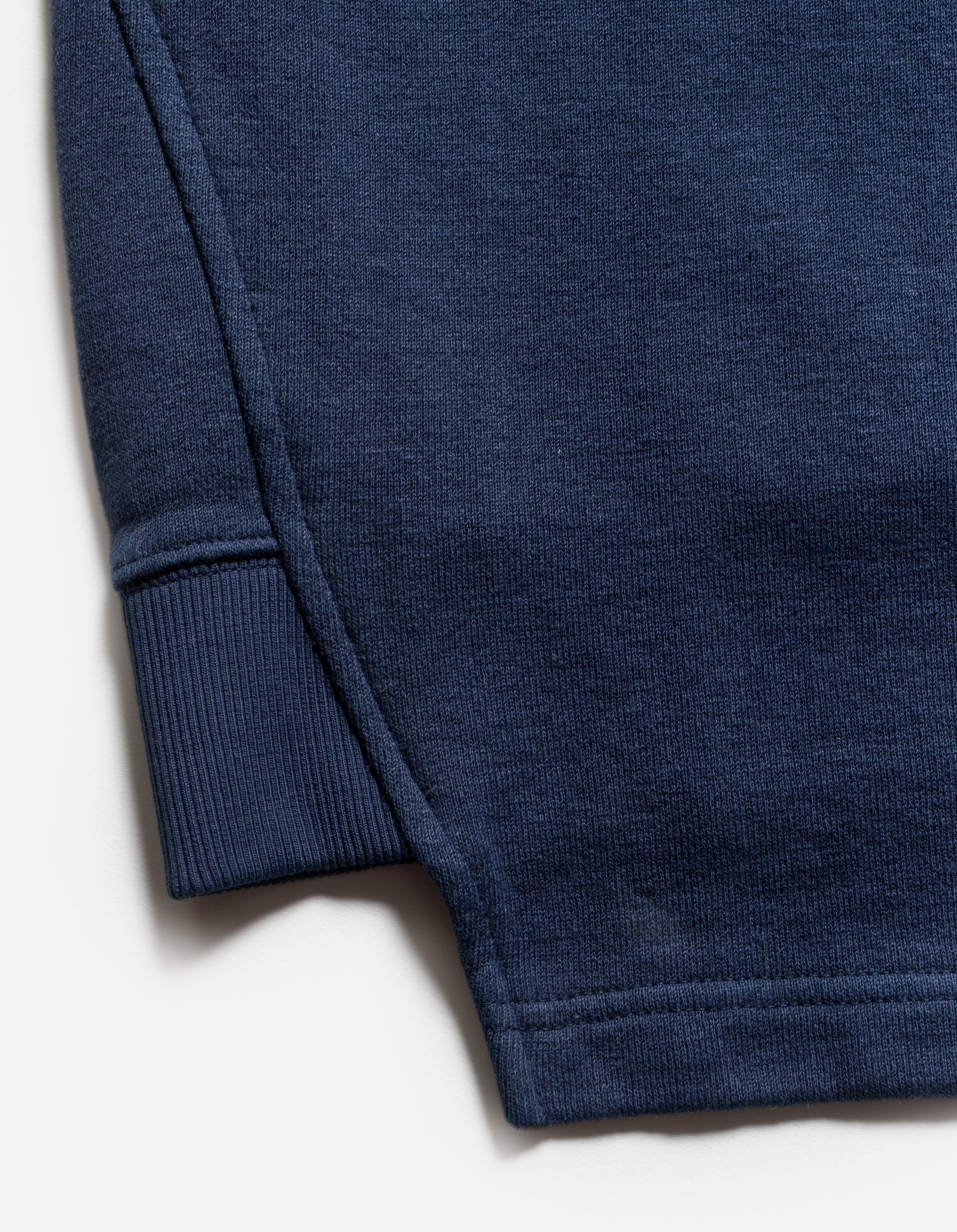 6002 Asym Monk Organic Crew Sweat Navy Blueprint