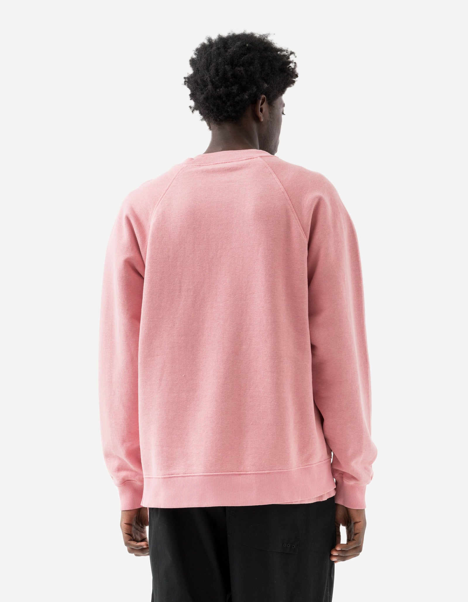 6002 Asym Monk Organic Crew Sweat Pink