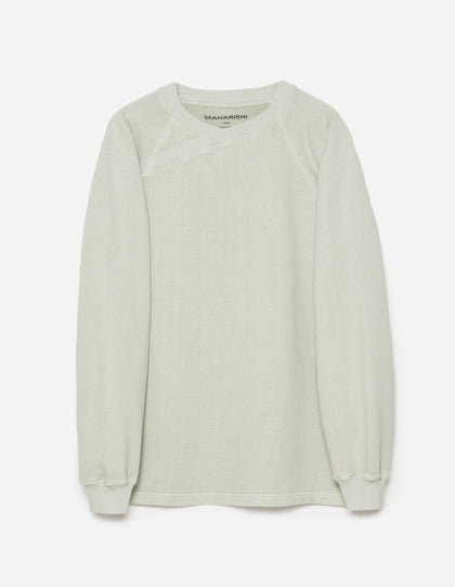 6002 Asym Monk Organic Crew Sweat Sage