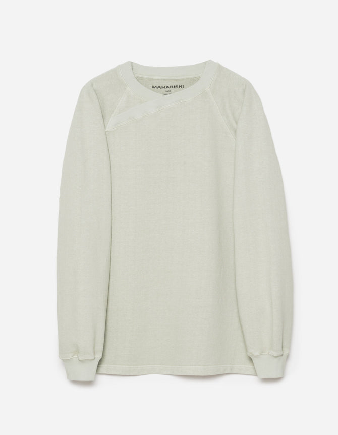 6002 Asym Monk Organic Crew Sweat Sage