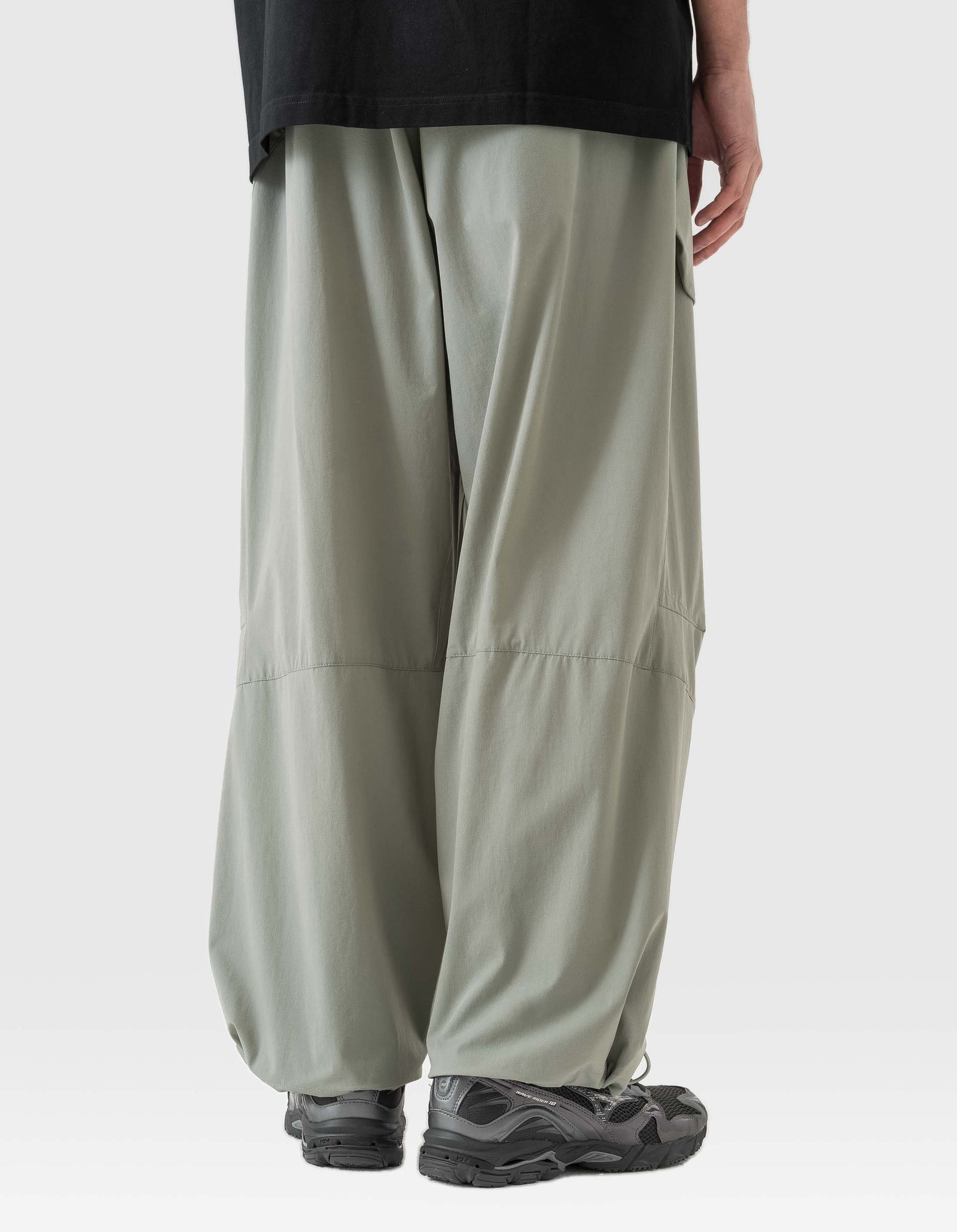 6041 Recycled Pleated Track Pants Sage