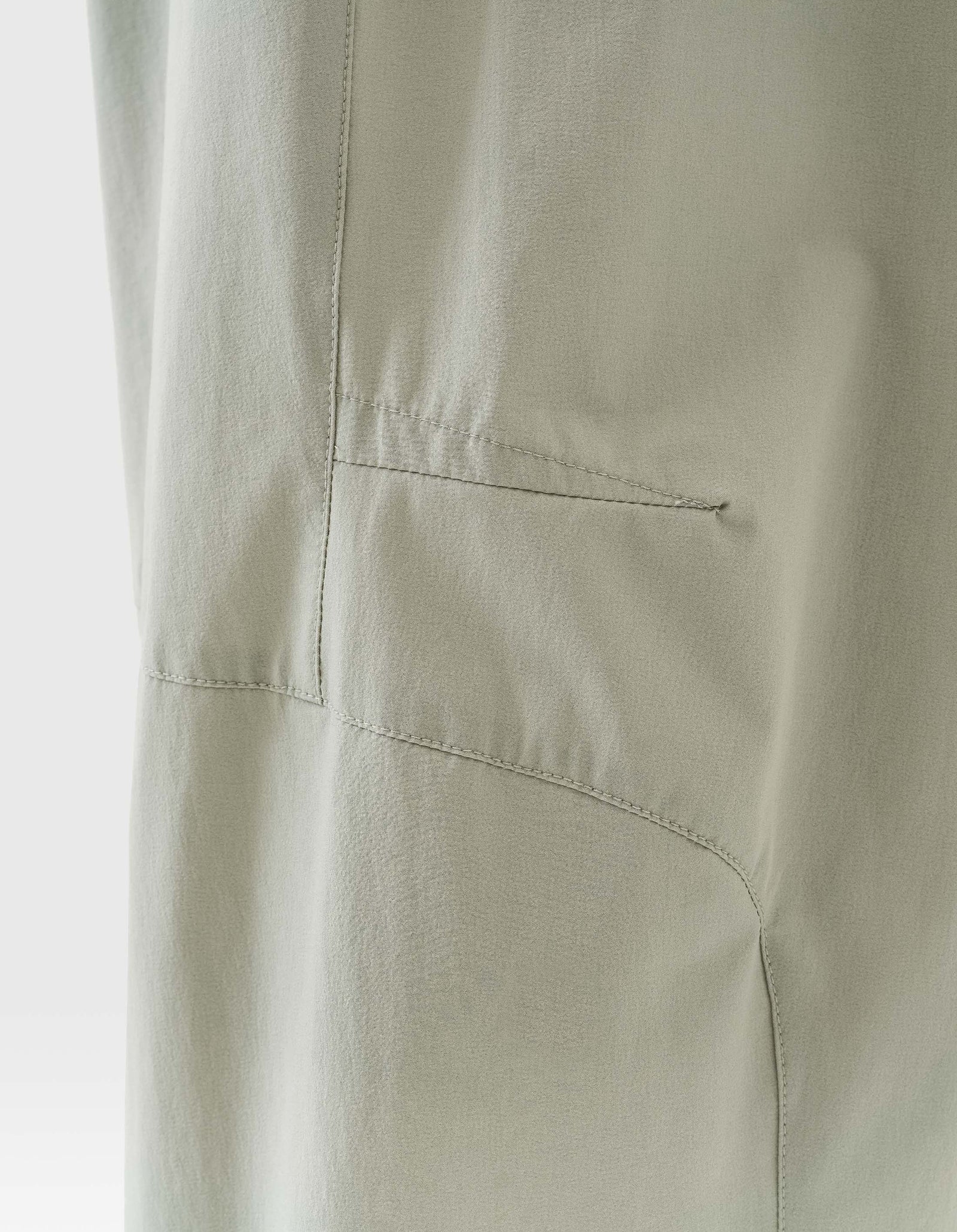 6041 Recycled Pleated Track Pants Sage